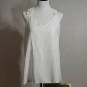 Ruffle strap tank